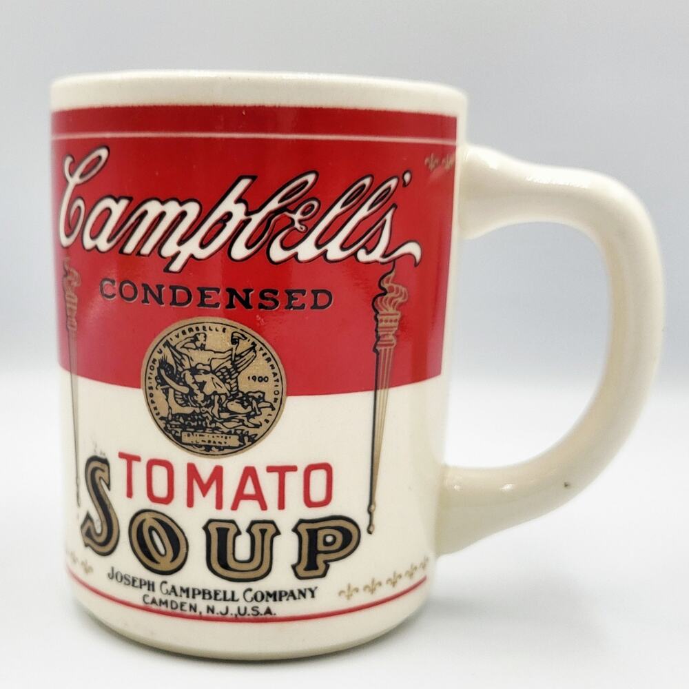 Vintage Campbell's Condensed Tomato Soup Ceramic Mug Joseph Campbell Company USA - Picture 3 of 6